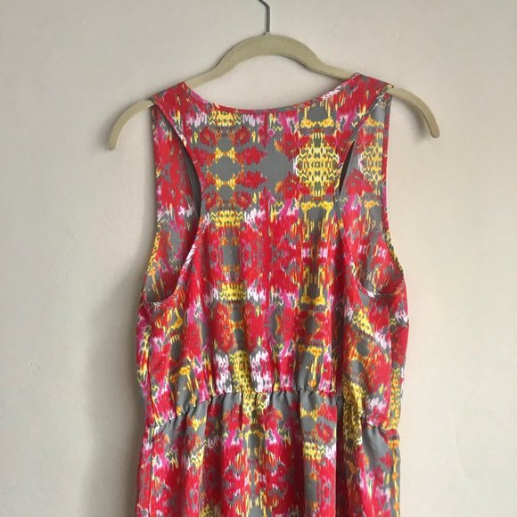 Petticoat Alley / Gray and Red Pattern Dress - Picture 5 of 8